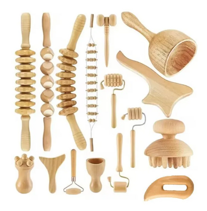 Wood Zen Meridian Massage Roller