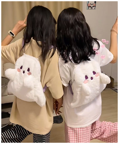 Plush Ghost Backpack
