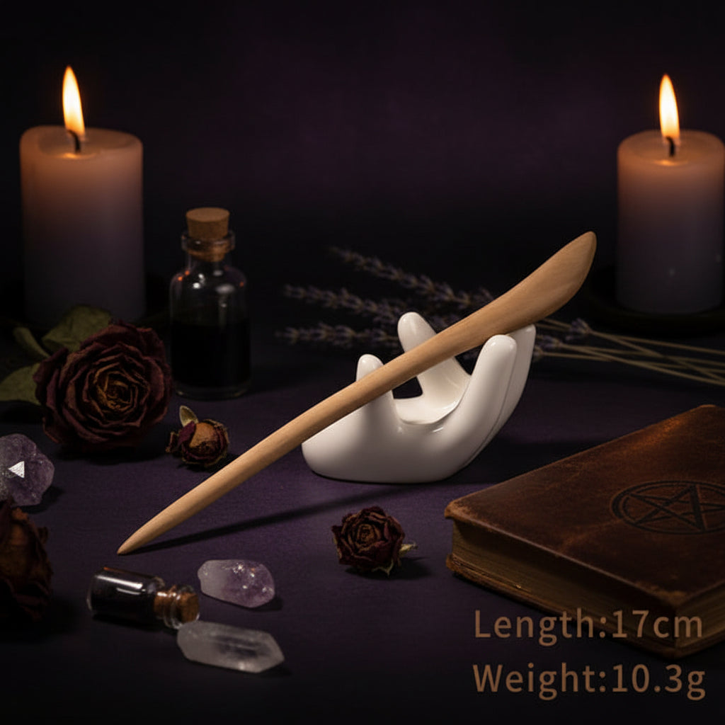 Sacred Wood Hair Pin