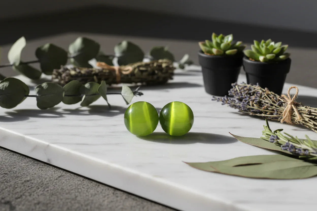 Cat’s Eye Crystal Sphere - Sorceress Sanctuary