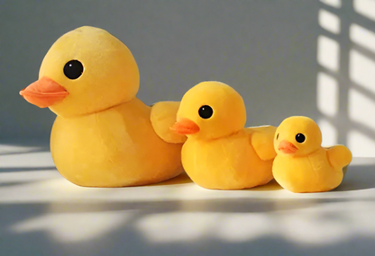 Yellow Duck Plush Familiar