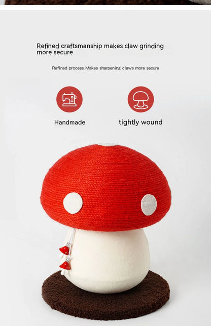 Mushroom Cat Scratcher