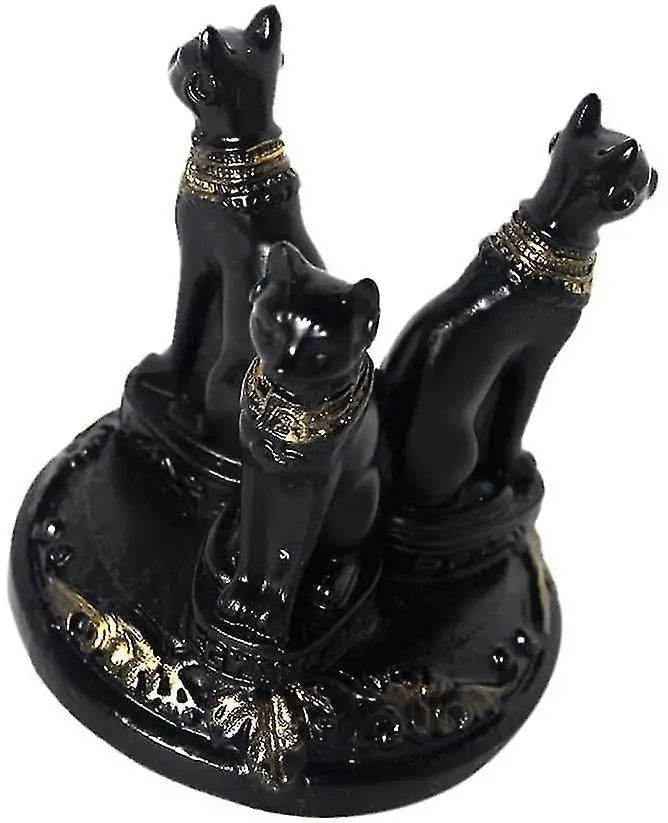 Bastet Cat Goddess Statue | Crystal Base