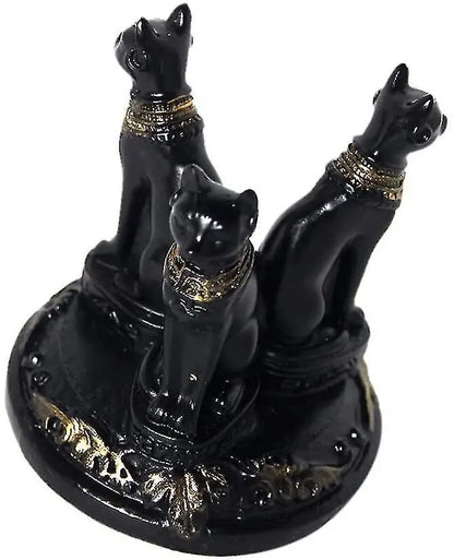 Bastet Cat Goddess Statue | Crystal Base