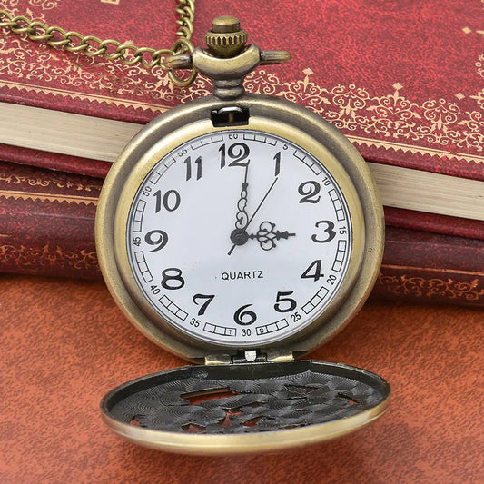 Stylish Hollow Bronze | Pocket Watch