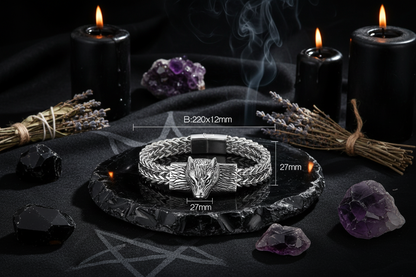 Moonfang Wolf Bracelet