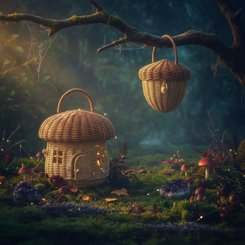 Acorn Hand Woven Bag - Sorceress Sanctuary