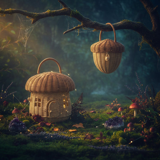 Acorn Hand Woven Bag - Sorceress Sanctuary