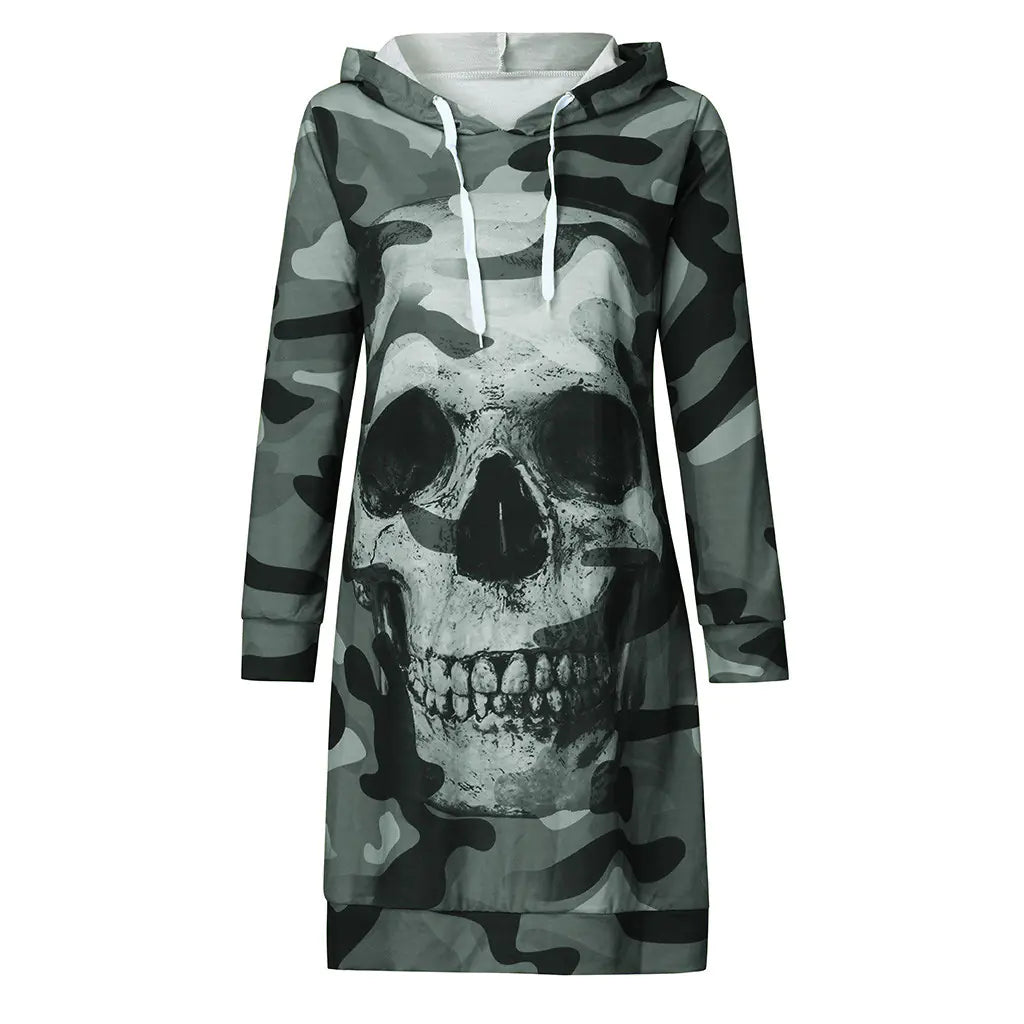 Camouflage Skull Hoodie