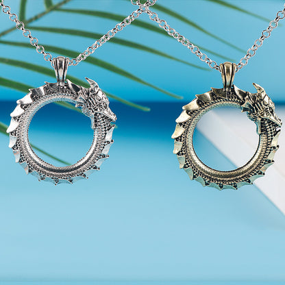 Vintage Viking Dragon Pendant Necklace - Wholesale Direct
