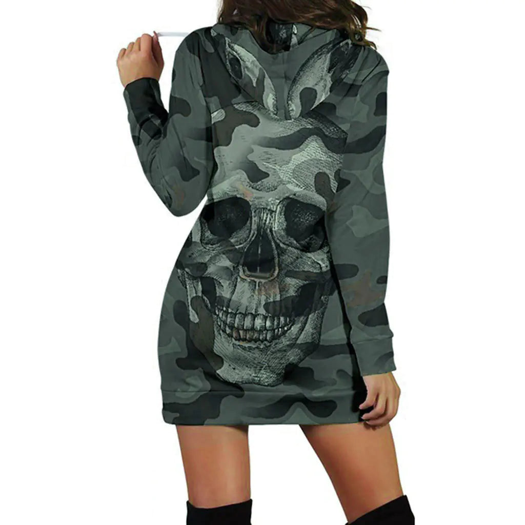 Camouflage Skull Hoodie