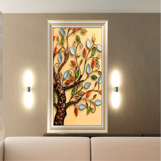 5D Diamond Prosperity Tree Painting
