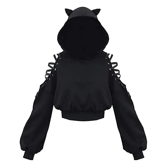 Black Cat Hoodie Sorceress Sanctuary