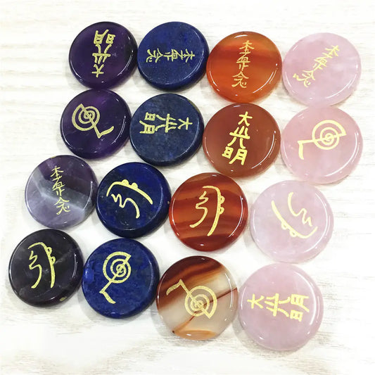 Natural Crystal Stone Energy Symbols