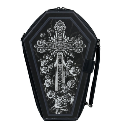 Gothic Rose Crossbody Bag for Women