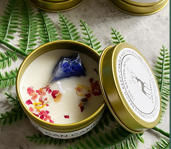 Raw Crystal Scented Candles