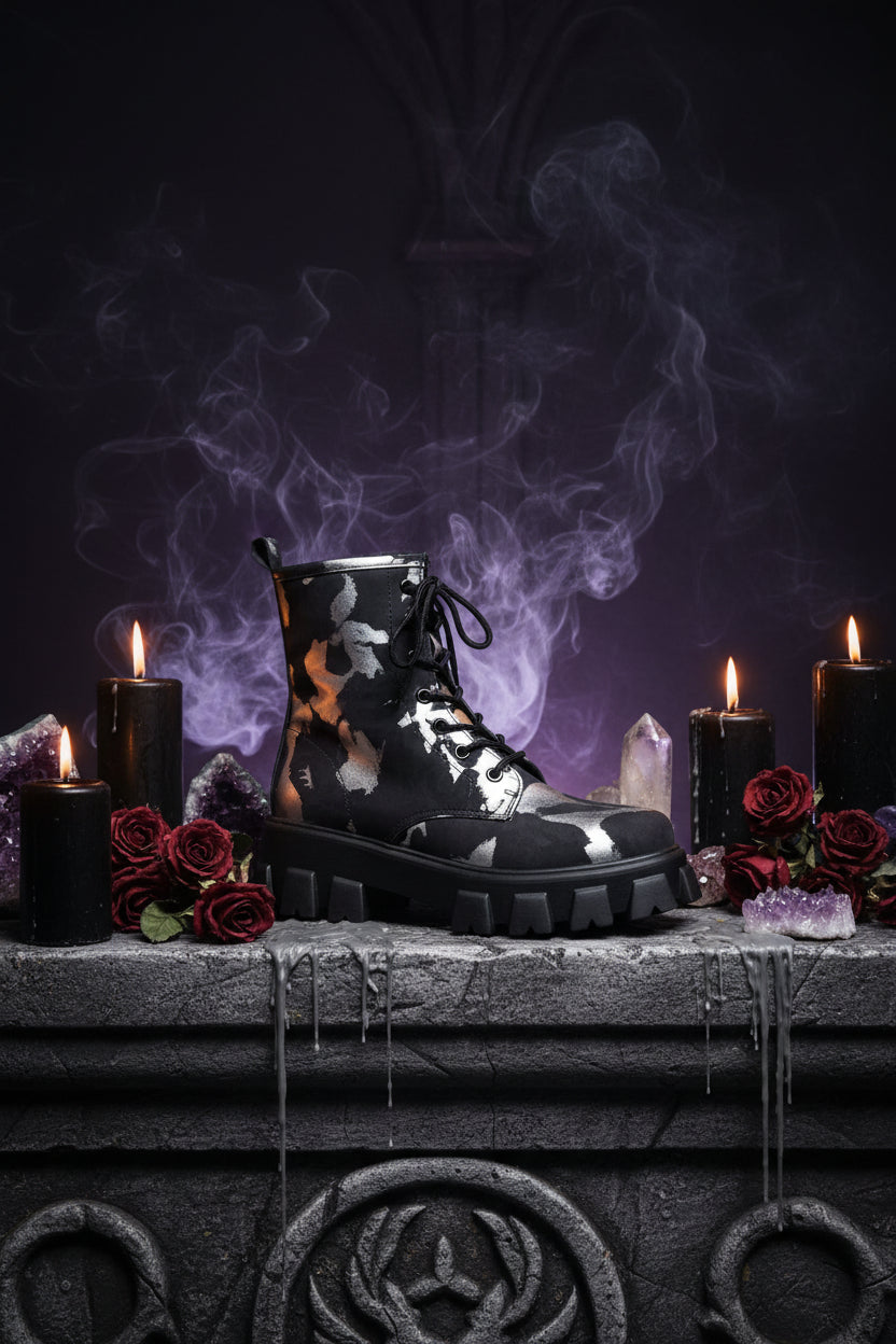 Autumn Winter Graffiti Knight Boots Sorceress Sanctuary