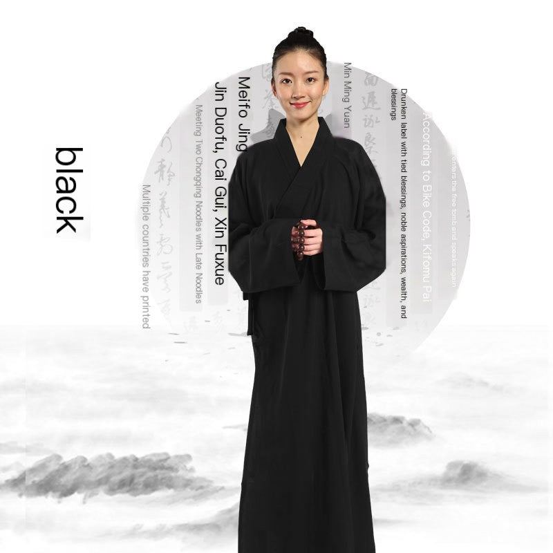 Zen Buddhist Lay Monk Meditation Gown and Uniform Set