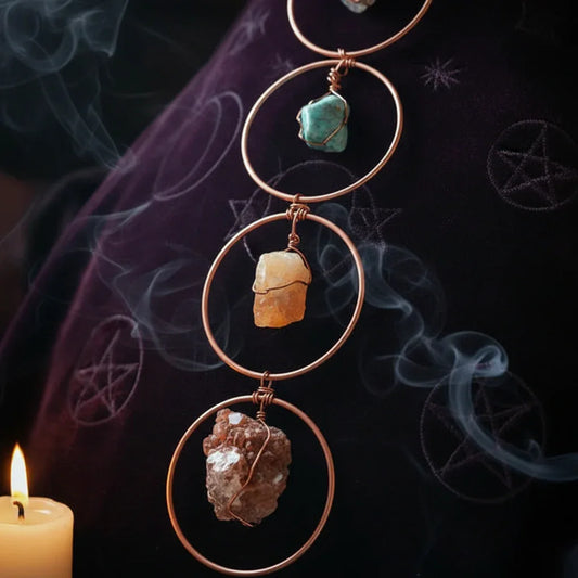 Raw Crystal 7 | Gemstone Chain - Sorceress Sanctuary