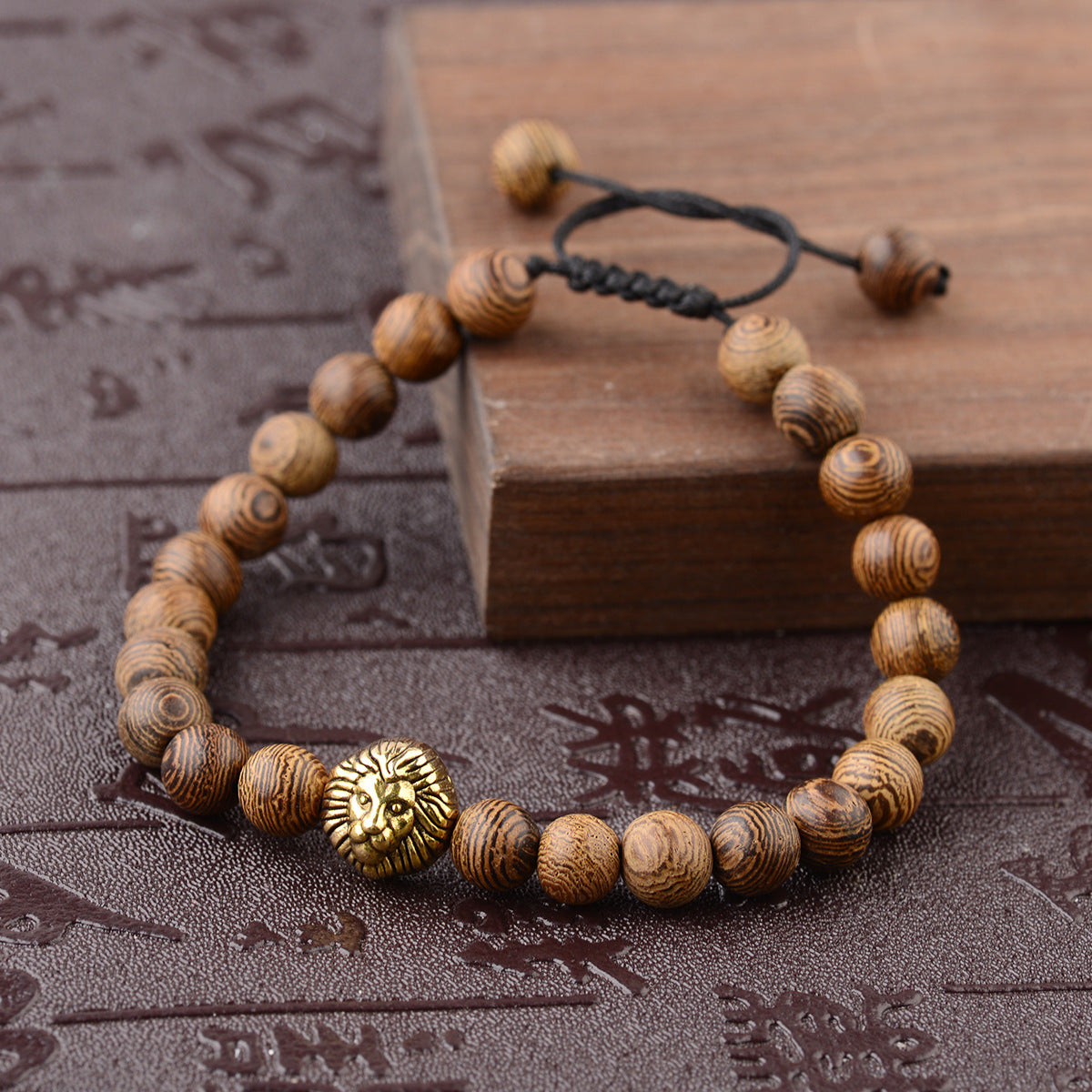 Handmade Chicken Wing Wood Energy Bracelet (Spartan Style)