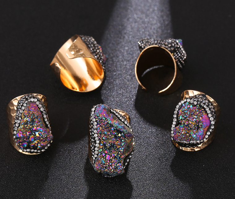 Crystal Clusters | Adjustable Ring
