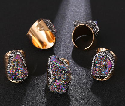 Crystal Clusters | Adjustable Ring