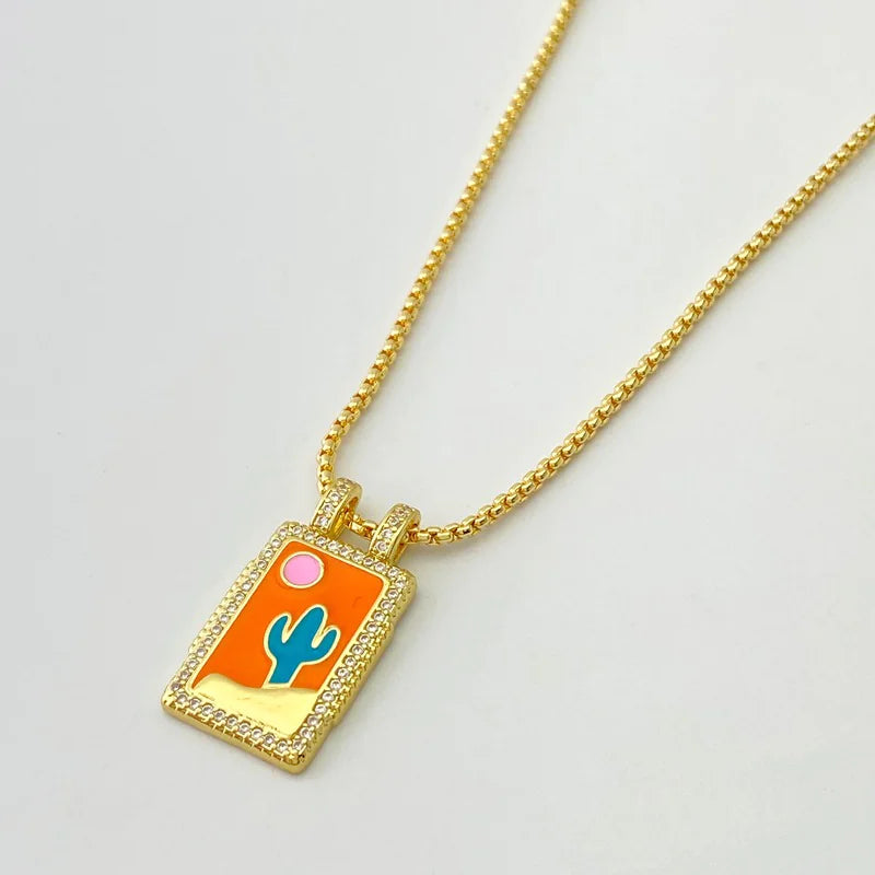 Gilded Tarot Pendant