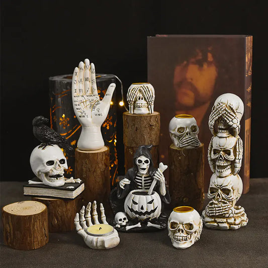 Skull & Spooky Spirit | Candle Holders