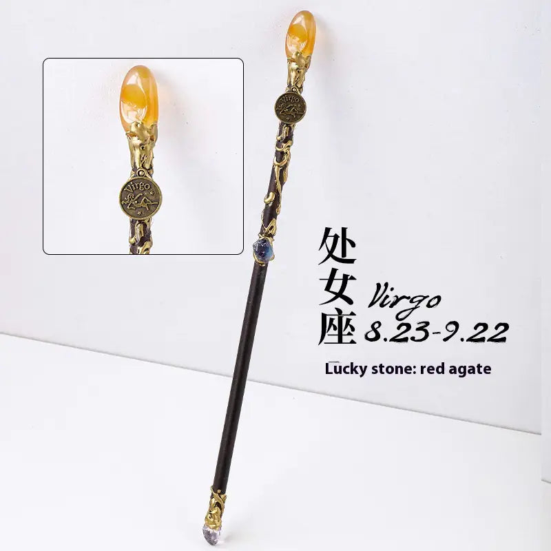 Zodiac Crystal Magic Wand