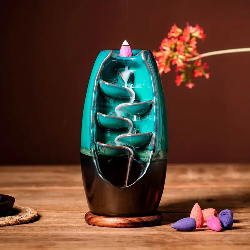 Ceramic Backflow Incense Holder