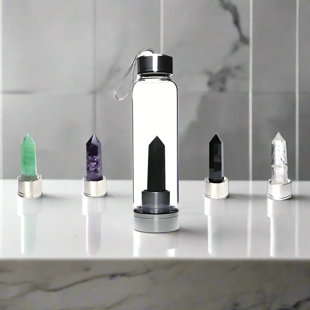 Crystal Glass | Energy Pillar Bottle Sorceress Sanctuary