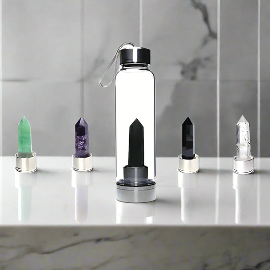 Crystal Glass | Energy Pillar Bottle