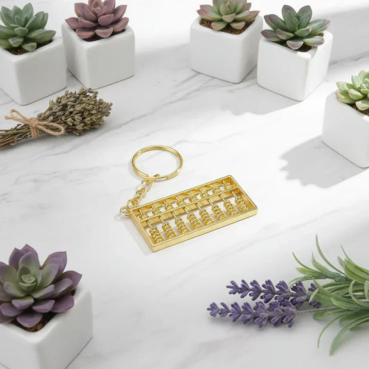 Abacus Keychain - Sorceress Sanctuary Gold