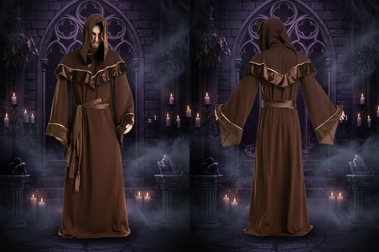 Adult Wizard Costume - Sorceress Sanctuary Picture color / M-Picture color / L-Picture color / XL-Picture color / XXL