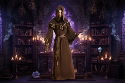 Adult Wizard Costume - Sorceress Sanctuary Picture color / M-Picture color / L-Picture color / XL-Picture color / XXL