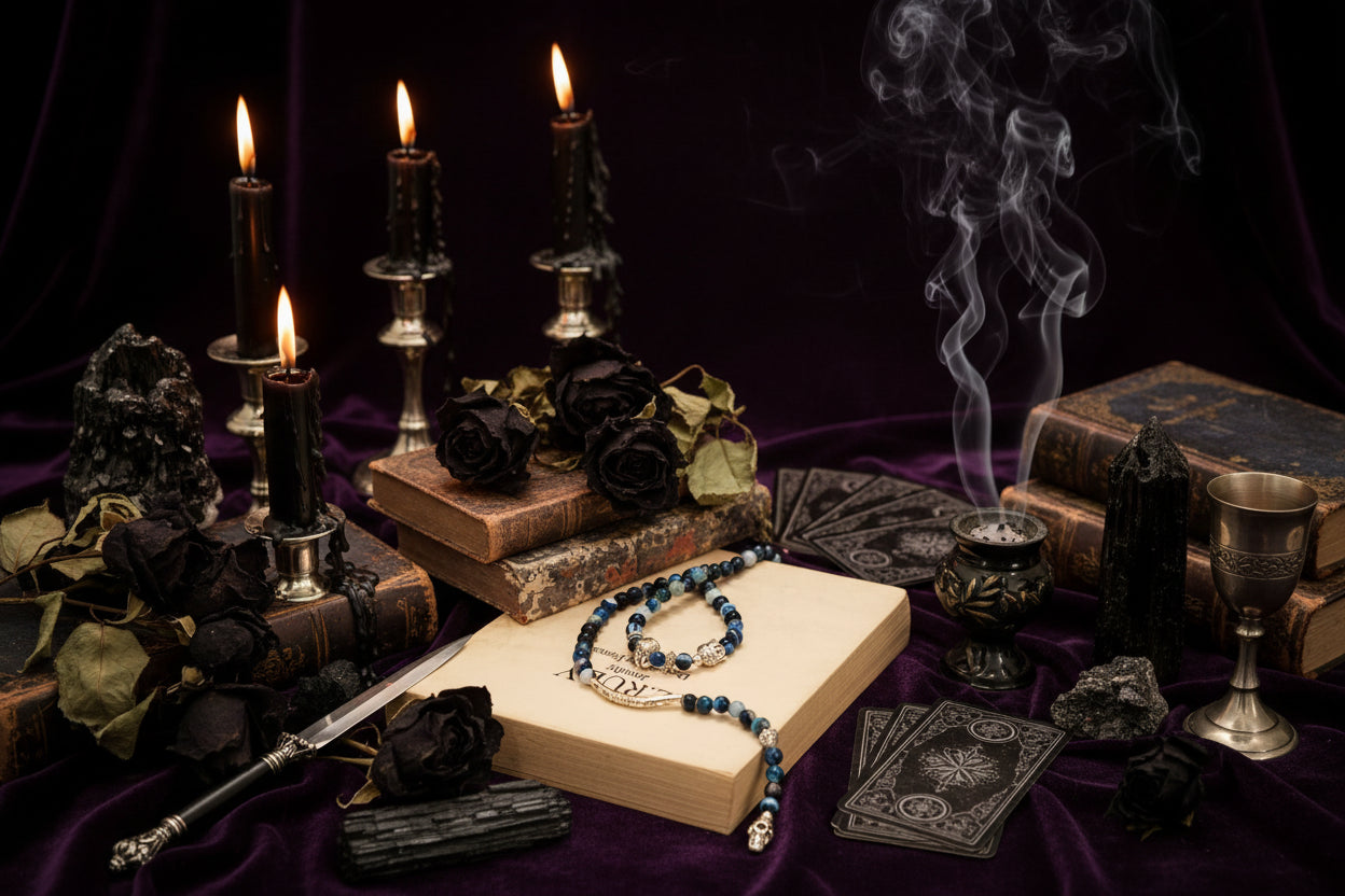 Agate Elephant Bracelet - Sorceress Sanctuary Pictured