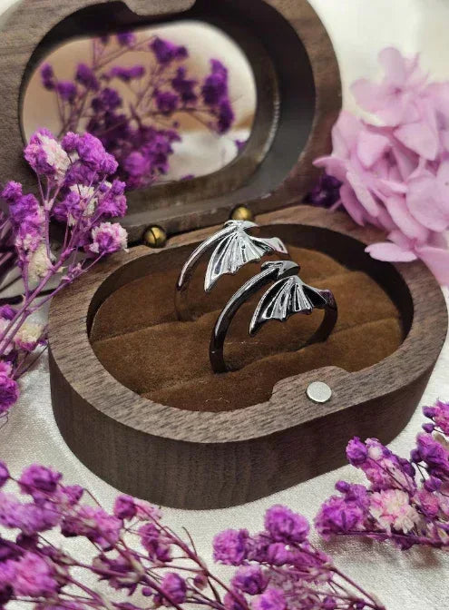 Angel & Demon Ring - Sorceress Sanctuary Angel Wings / Opening Adjustable-Demon Wings / Opening Adjustable