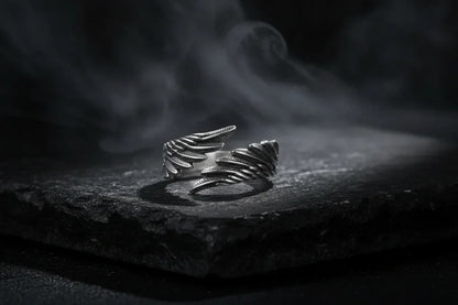 Angel & Demon Ring - Sorceress Sanctuary Angel Wings / Opening Adjustable-Demon Wings / Opening Adjustable