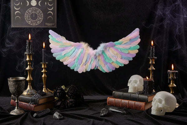 Angel Feather Wings - Sorceress Sanctuary Colorful / S-Colorful / M-Colorful / L