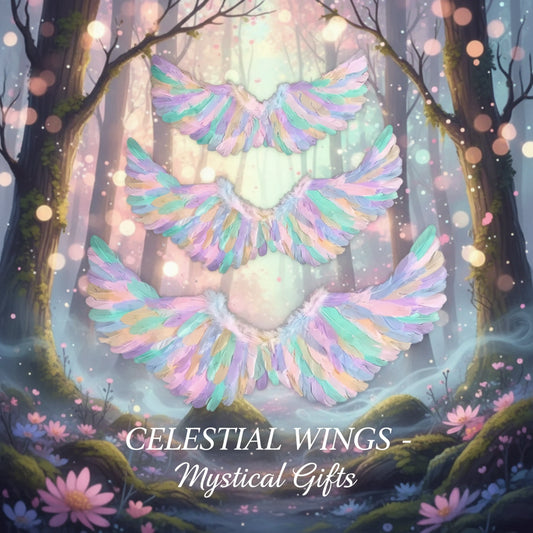 Angel Feather Wings - Sorceress Sanctuary Colorful / S-Colorful / M-Colorful / L