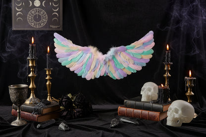 Angel Feather Wings - Sorceress Sanctuary Colorful / S-Colorful / M-Colorful / L