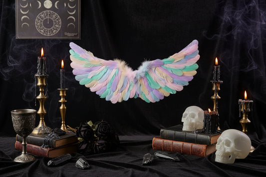 Angel Feather Wings - Sorceress Sanctuary Colorful / S-Colorful / M-Colorful / L