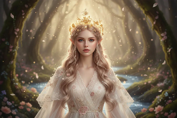 Antique Fae Crown - Sorceress Sanctuary Alluvial Gold