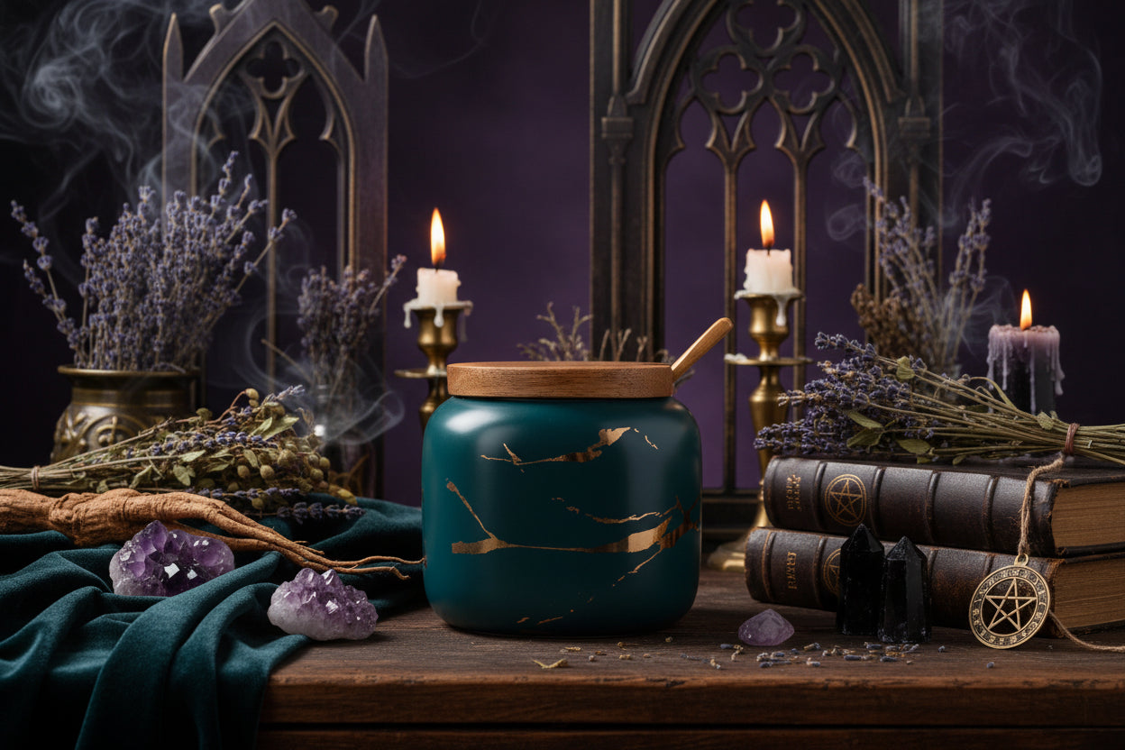 Apothecary Jars - Sorceress Sanctuary Black / Suit-Black / Single-White / Single-Green / Suit-Green / Single