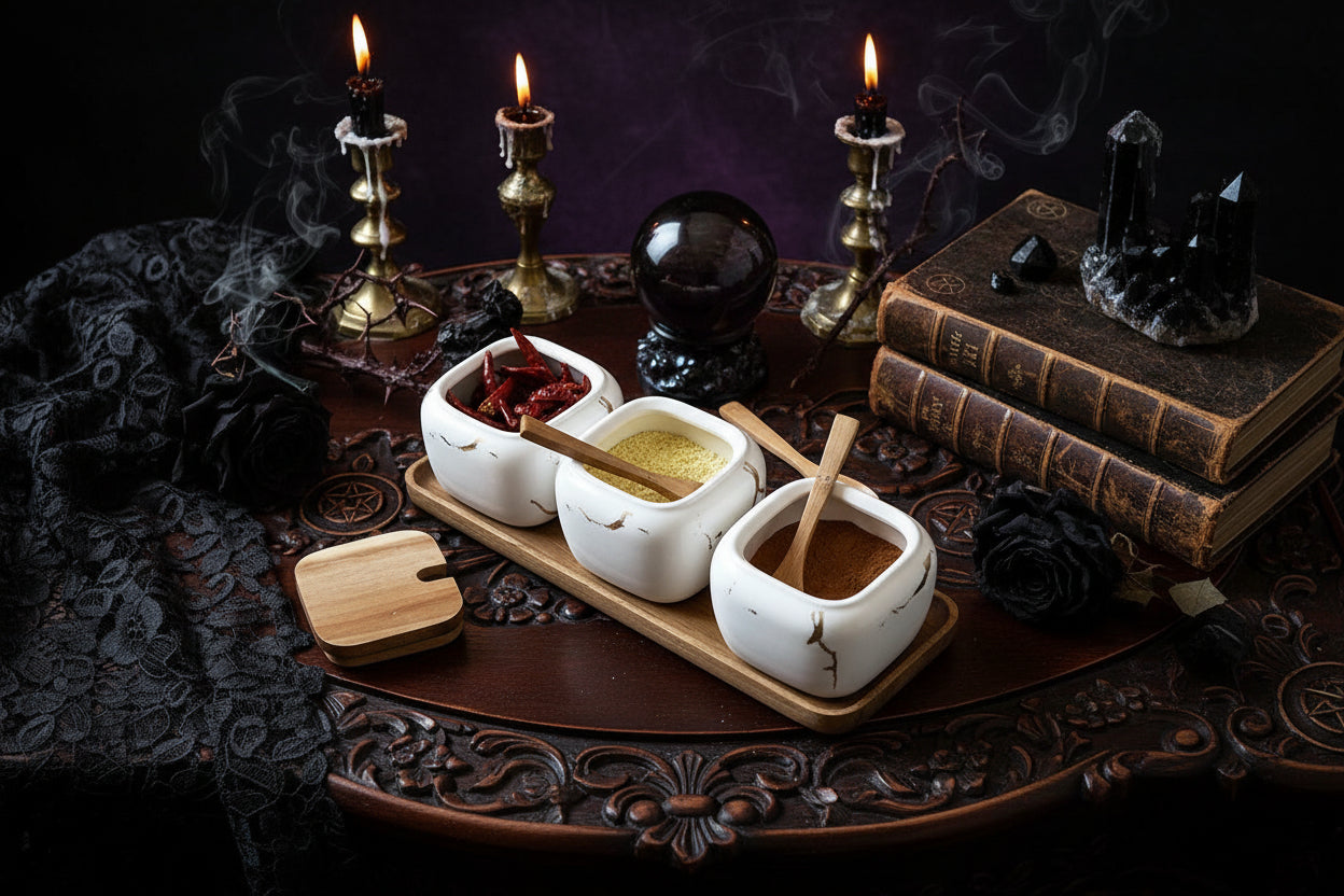 Apothecary Jars - Sorceress Sanctuary Black / Suit-Black / Single-White / Single-Green / Suit-Green / Single