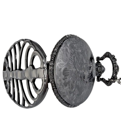 Vintage Hollow Rib Pocket Watch