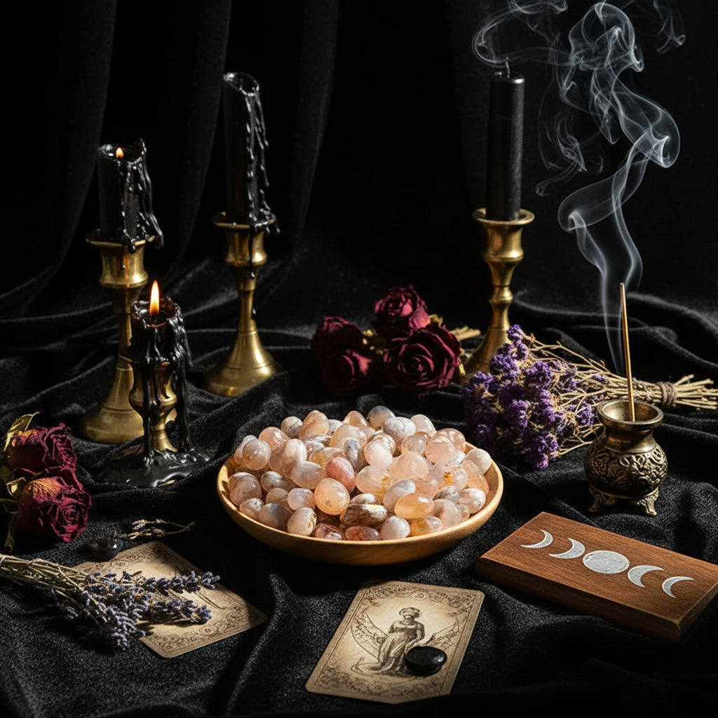 Polished Crystal Stones for Decoration and Aromatherapy Sorceress Sanctuary