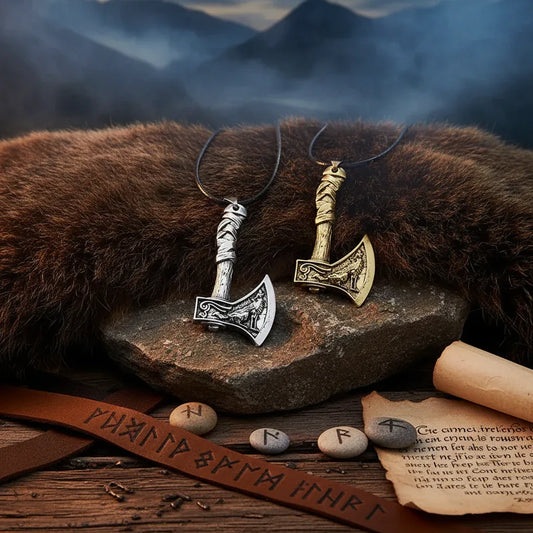 Axe Necklace - Sorceress Sanctuary Silver-Gold