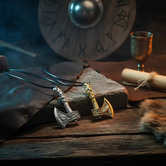 Axe Necklace - Sorceress Sanctuary Silver-Gold