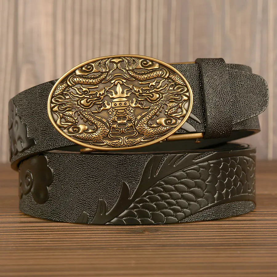 Dragon Leather Belt